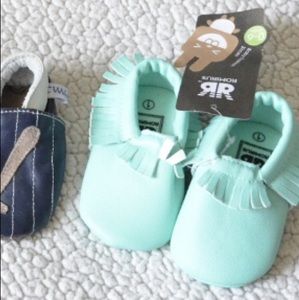 Blue moccasins (reserved)